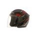 JET HELMET CASSIDA REFLEX BLACK/ RED/ GREY XS