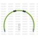 RACE FRONT BRAKE HOSE KIT VENHILL POWERHOSEPLUS APR-10001F-GR (1 CEV V KOMPLETU) GREEN HOSES, CHROMED FITTINGS