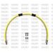 STANDARD FRONT BRAKE HOSE KIT VENHILL POWERHOSEPLUS SUZ-2009FB-YE (3 CEVI V KOMPLETU) YELLOW HOSES, BLACK FITTINGS