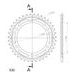 VERIŽNI SET D.I.D CHAIN - SREBRNA CHAIN 530 ZVM-X, X-RING (X, NX, QX, XS), CHK FRONT SPROCKET JT CHK RUBBER CUSHIONED, CHK REAR SPROCKET SUPERSPROX ZA YAMAHA XJR 1300 2002-2003