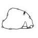 TESNILO SKLOPKE (CLUTCH COVER GASKET) WINDEROSA 816750 INNER SIDE