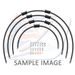 STANDARD FRONT BRAKE HOSE KIT VENHILL POWERHOSEPLUS BMW-11001F-BK (4 CEVI V KOMPLETU) BLACK HOSES, CHROMED FITTINGS