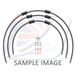 CROSSOVER FRONT BRAKE HOSE KIT VENHILL POWERHOSEPLUS YAM-8009FS-CB (3 CEVI V KOMPLETU) CARBON HOSES, STAINLESS STEEL FITTINGS