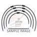 STANDARD FRONT BRAKE HOSE KIT VENHILL POWERHOSEPLUS SUZ-11003FS-BK (5 CEVI V KOMPLETU) BLACK HOSES, STAINLESS STEEL FITTINGS
