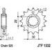 SPREDNJI VERIŽNIK JT JTF 1332-15RB 15T, 525