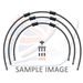 STANDARD FRONT BRAKE HOSE KIT VENHILL POWERHOSEPLUS KAW-9004FB-BK (3 CEVI V KOMPLETU) BLACK HOSES, BLACK FITTINGS