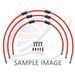 STANDARD FRONT BRAKE HOSE KIT VENHILL POWERHOSEPLUS BMW-10011FB-RD (3 CEVI V KOMPLETU) RED HOSES, BLACK FITTINGS