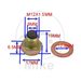MAGNETIC OIL DRAIN PLUG JMP M12X1.50 WITH WASHER