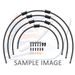 STANDARD FRONT BRAKE HOSE KIT VENHILL POWERHOSEPLUS BMW-10012FB-BK (4 CEVI V KOMPLETU) BLACK HOSES, BLACK FITTINGS