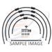 STANDARD FRONT BRAKE HOSE KIT VENHILL POWERHOSEPLUS SUZ-11003FB-BK (5 CEVI V KOMPLETU) BLACK HOSES, BLACK FITTINGS