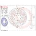 ZAVORNI DISK BREMBO 68B407D4 FIX