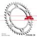 VERIŽNI SET EK - SREBRNA CHAIN 525 SRO, O-RING, CHK FRONT SPROCKET JT CHK RUBBER CUSHIONED, CHK REAR SPROCKET JT ZA KAWASAKI ZR 750 ZEPHYR 1991-1994