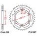 VERIŽNI SET D.I.D CHAIN - ZLAT CHAIN 520 DZ, NON-SEALED, CHK FRONT SPROCKET JT, CHK ALUMINIUM CHK REAR SPROCKET JT ZA KTM EXC (XC) 125 1998-1999