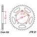 VERIŽNI SET D.I.D CHAIN - SREBRNA CHAIN 520 VX, X-RING (X, NX, QX, XS), CHK FRONT SPROCKET JT, CHK REAR SPROCKET JT ZA APRILIA PEGASO 125 1989-1999