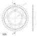 VERIŽNI SET EK - ZLAT CHAIN 525 MVXZ, X-RING (X, NX, QX, XS), CHK FRONT SPROCKET JT CHK RUBBER CUSHIONED, CHK REAR SPROCKET SUPERSPROX ZA BMW S 1000 RR 2009-2011