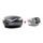Vrchní kufr na motorku SHAD SH48 D0B48300+D0RI4800 Dark grey / black with PREMIUM SMART lock and backrest