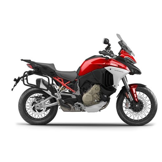 KOMPLETNÍ SADA BOČNÍCH ADVENTURE BRAŠEN SHAD TERRA TR40 A HLINÍKOVÉHO 55L VRCHNÍHO KUFRU, VČETNĚ MONTÁŽNÍ SADY SHAD DUCATI MULTISTRADA 1200 V4