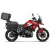 KOMPLETNÍ SADA ČERNÝCH HLINÍKOVÝCH KUFRŮ SHAD TERRA BLACK, 48L TOPCASE 36L/47L BOČNÍ KUFRY, VČETNĚ MONTÁŽNÍ SADY A PLOTNY SHAD TRIUMPH TIGER 900