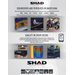 KOMFORTNÍ SEDLO SHAD PRO KAWASAKI Z750 2007-2013 | Z1000 2007-2009 | SHK0Z1000C ČERNÉ, TMAVĚ ŠEDÉ ŠVY