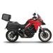 KOMPLETNÍ SADA ČERNÝCH HLINÍKOVÝCH KUFRŮ SHAD TERRA BLACK, 48L TOPCASE 47L/47L BOČNÍ KUFRY, VČETNĚ MONTÁŽNÍ SADY A PLOTNY SHAD DUCATI MULTISTRADA 950 / 1200 / 1260