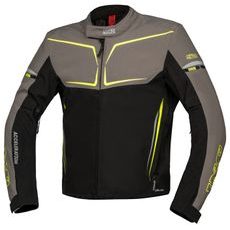SPORTOVNÍ BUNDA IXS TS-PRO-ST-PLUS ČERNÁ-ANTRACIOVÁ-LIMETKOVÁ - AIRBAG READY