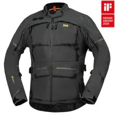 BUNDA S LAMINOVANOU MEMBRÁNOU IXS TOURSTER-GTX TMAVĚ ŠEDÁ - AIRBAG READY