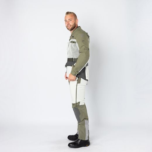 KALHOTY IXS VENTURE-AIR 1.0 SVĚTLE ŠEDÁ-OLIVOVÁ