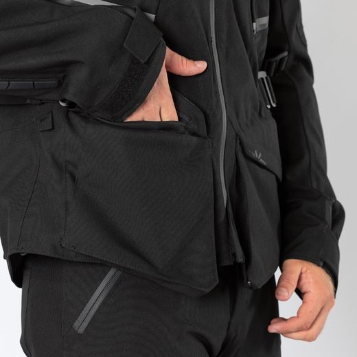 BUNDA S LAMINOVANOU MEMBRÁNOU IXS TOURSTER-STX 1.0 ČERNÁ - AIRBAG READY