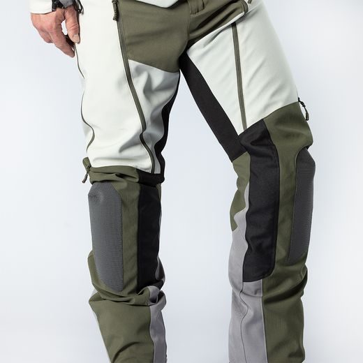 KALHOTY IXS VENTURE-AIR 1.0 SVĚTLE ŠEDÁ-OLIVOVÁ