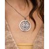 Nautical Compass Sterling Silver Pendant