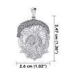 STROM ŽIVOTA, stříbrný amulet