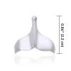 Whale Tail Sterling Silver Pendant