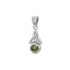 Dotek vesmíru – stříbrný amulet s vltavínem