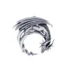 Moon Dragon Silver Pendant