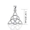 TRIQUETRA, keltský stříbrný přívěšek