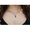 Yin and Yang Sterling Silver Pendant