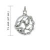 Snake Sterling Silver Pendant