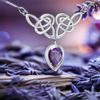 VIOLETTA, náhrdelník s ametystem, Ag 925