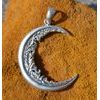 Oak Moon Sterling Silver Pendant