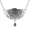 Sacred Rose Sterling Silver Necklace