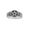 MAGICKÝ PRSTEN, pentagram, stříbro 925