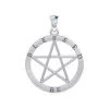 Stříbrný pentagram BLESSED BE