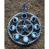 MĚSÍČNÍ FÁZE, stříbrný talisman