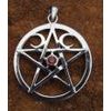 PENTAGRAM WICCA, granát, stříbro 925