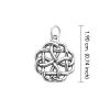 Keltský uzel jednoty - stříbrný přívěsek