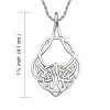 CELTICA Sterling Silver Knot Pendant