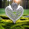 KELTSKÉ SRDCE, talisman. stříbro 925