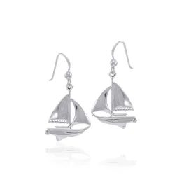 Sailboat Sterling Silver Earrings