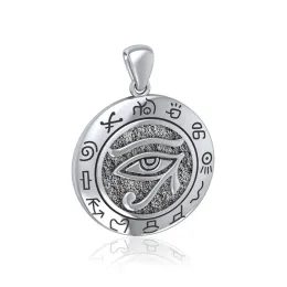 Eye Of Horus Silver Talisman