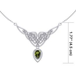 Sylva Mara, stříbrný přívěsek s vltavínem